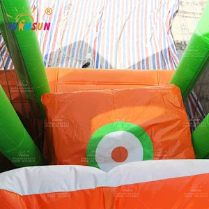 5k Run Dual Lane Inflatable Stunt Jump