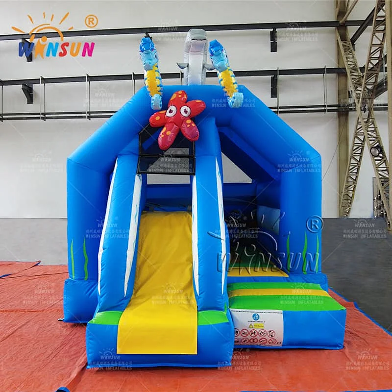 Inflatable Jumping Castle with Slide popular design
