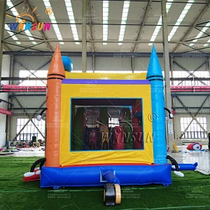 Inflatable Crayon Combo Wet Slide