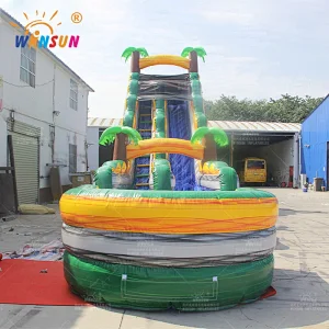 Giant Marble Inflatable Water Slide
