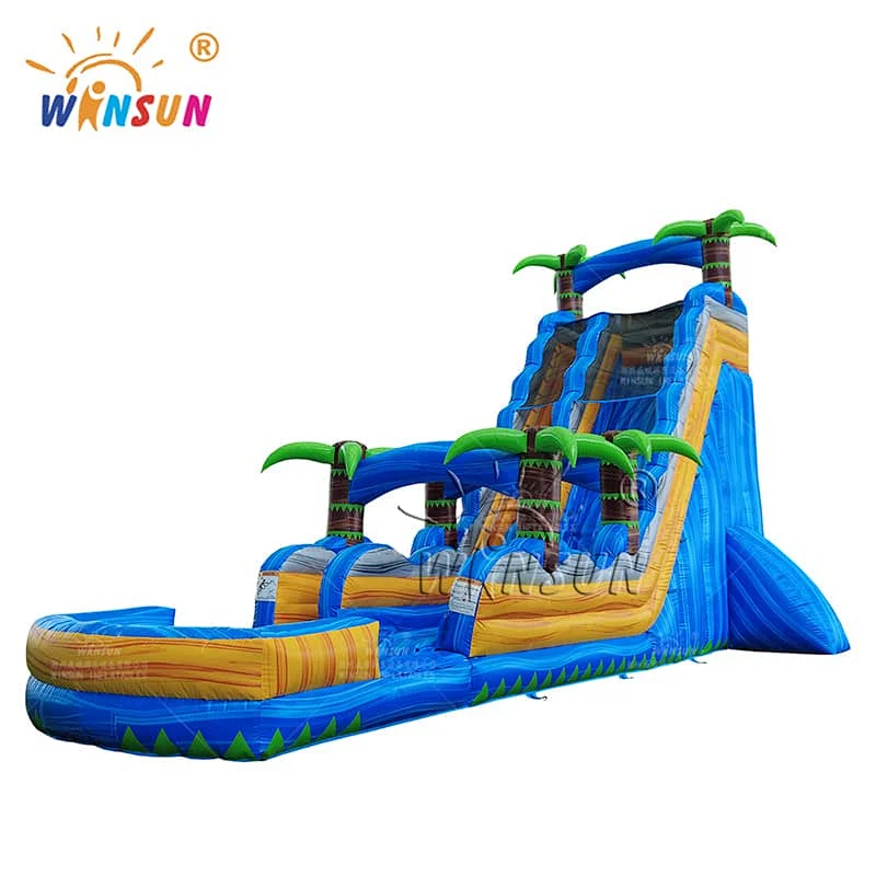 Inflatable Blue Marble Water Slide