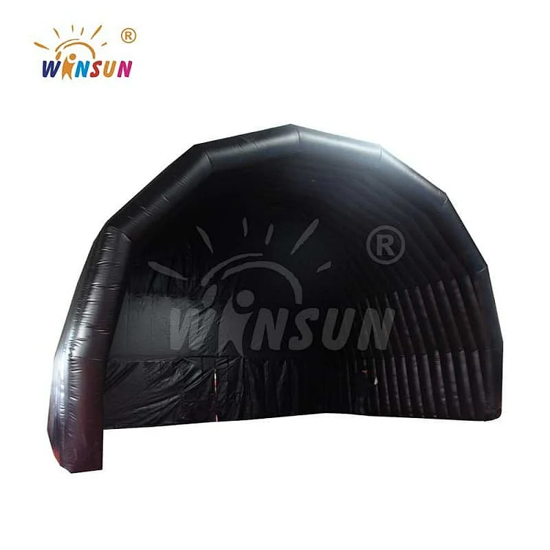 Inflatable Black Stage Cover Tent
