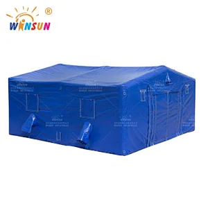 Blue Inflatable Military Tent