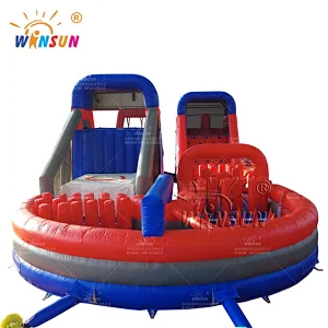 Inflatable U-shaped Obstacle Course