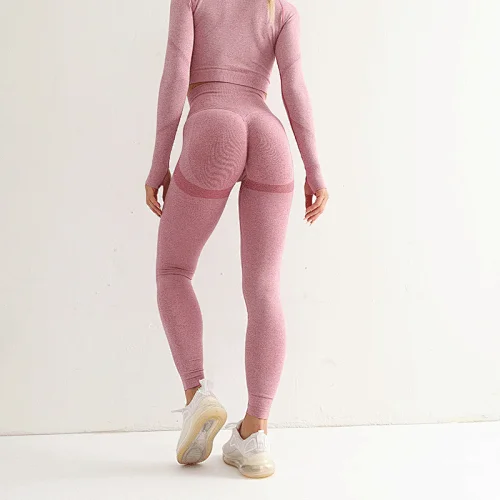 Women Booty Lifting High Waist Workout Yoga Leggings Seamless High Breathable Fitness Yoga Pants