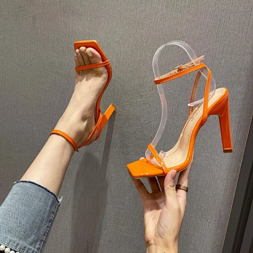 363-1 Deleventh shoes ladies summer sandals wedding party super high heels customized women dress sandals shoes women heels