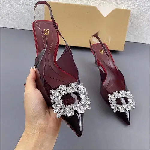 DEleventh Shoes Z-M66 women shoes new style other sandals ladies heels stock women pumps high heels slip on mules dress shoes