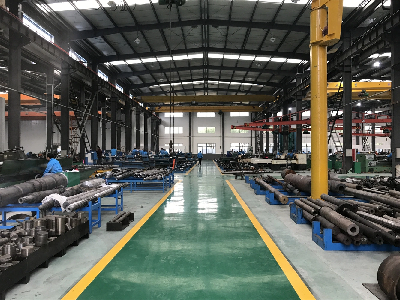 single screw extruder screw barrel, made by E.J.S INDUSTRY CO., LTD in China, is working worldwide, while the name is not indicated