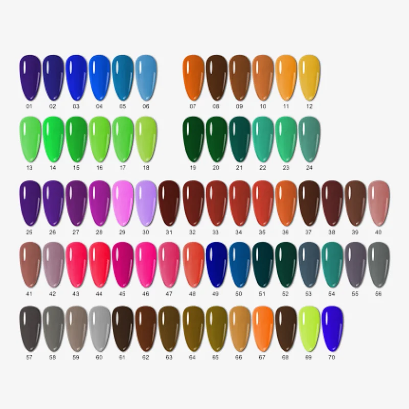 190 colors gel polish