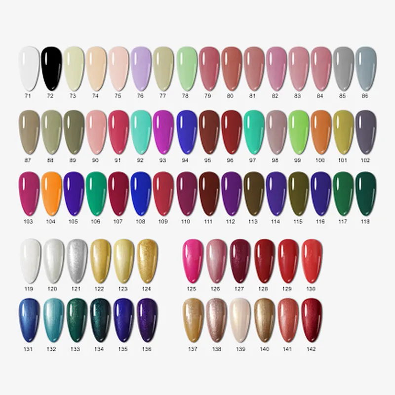 190 colors gel polish