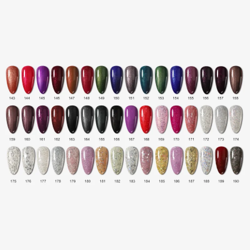 190 colors gel polish