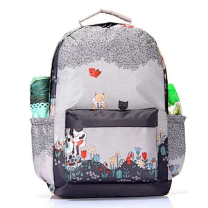 Custom school backpack promotional gift polyester school backpack