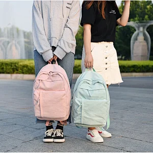 Cute Stylish College lightweight Backpack for School Classic Basic Water Resistant Casual Daypack for Travel for student