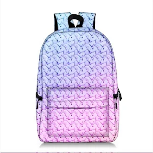 2019 School Backpack Unicorn school bags for girls Travel Outdoor Bookbag large capacity for Teenager
