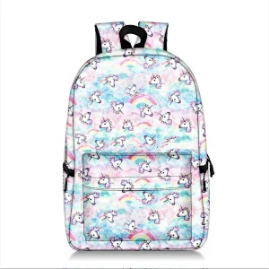 2019 School Backpack Unicorn school bags for girls Travel Outdoor Bookbag large capacity for Teenager