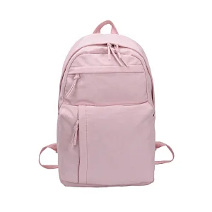 Cute Stylish College lightweight Backpack for School Classic Basic Water Resistant Casual Daypack for Travel for student