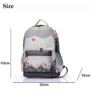 Custom school backpack promotional gift polyester school backpack