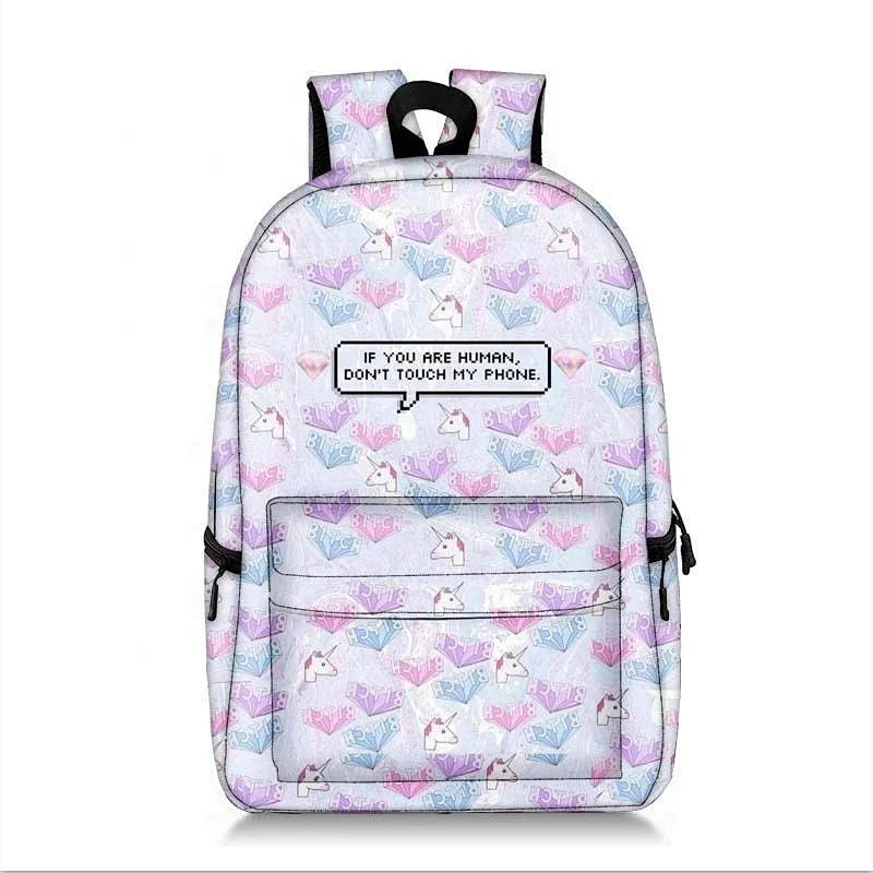 2019 School Backpack Unicorn school bags for girls Travel Outdoor Bookbag large capacity for Teenager
