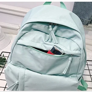 Cute Stylish College lightweight Backpack for School Classic Basic Water Resistant Casual Daypack for Travel for student