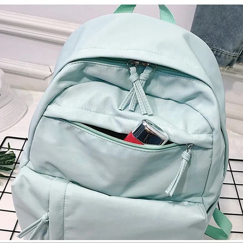 Cute Stylish College lightweight Backpack for School Classic Basic Water Resistant Casual Daypack for Travel for student