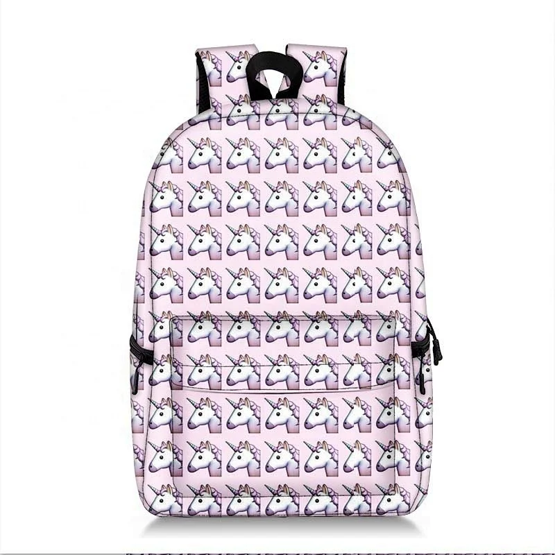 2019 School Backpack Unicorn school bags for girls Travel Outdoor Bookbag large capacity for Teenager