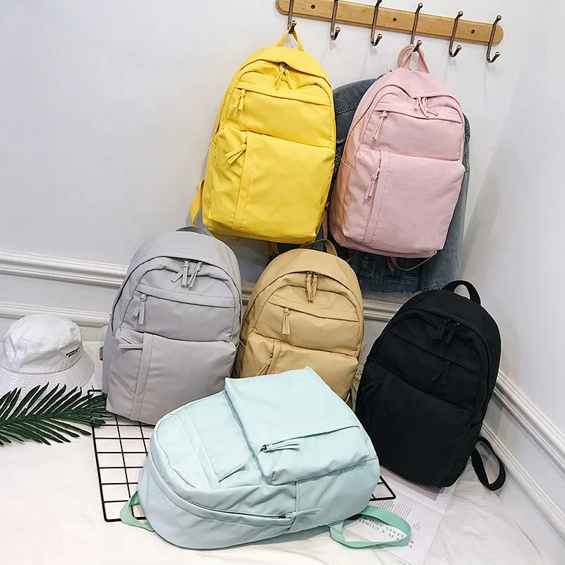 Cute Stylish College lightweight Backpack for School Classic Basic Water Resistant Casual Daypack for Travel for student