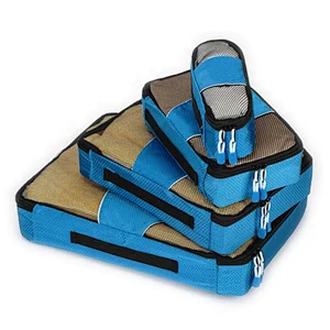 China wholesale travel portable luggage organizer bag 3 in 1 travel packing cube set