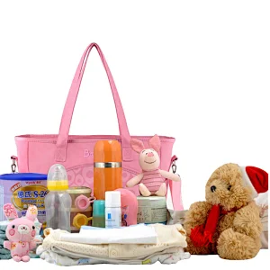 Outdoor New Waterproof Best Tote Adult Baby Diaper Bag Set for Mother Tote baby Diaper bag
