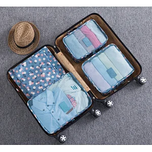Waterproof Nylon Shenzhen Clothes Bag for Business Trip Travel 6 Sets to Clothes Receive Package Suits