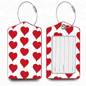 Sweet Heart Luggage Tags Label Cruise Instrument Bag Case Tags