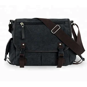 Vintage Canvas Satchel Messenger Bag Computer Men Shoulder Bag Canvas 15