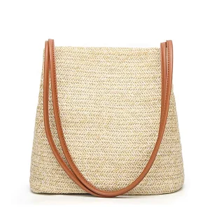 2019 Colorful Summer Seaside Beach Straw Bag Ultra Large Beach Tote Bag Shoulder Straw Beach Handbag