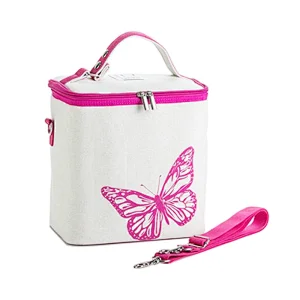 2016 new design butterfly printing beer bottle cooler bag with cheap price
