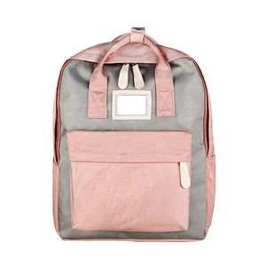 Wholesale Fashionable soft nylon fashion cheap mini black Lady backpack