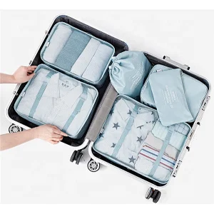 Packing Cube Set Packing Bags - 8 Set Compression Packing Cubes Waterproof Bags