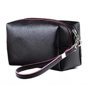 Fashion Portable Travel Waterproof Makeup Wash Bag PU Leather Men 's Toiletry Cosmetic Bags Business Men And Women Handbags