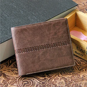 Custom printed vera pelle wallet genuine leather wallet