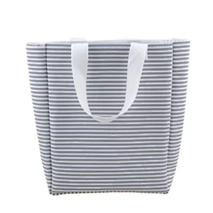 women stripe canvas beach tote bag wholesale for Excursion Outdoor