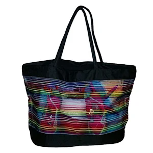 2019 new style summer Polyester shopping net bag nylon mesh cheap toys child beach tote bag