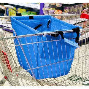 Recycled polyester Shopping Bag Cart Shopping cart tote bags Promotional Grocery Cart Shopping Bag