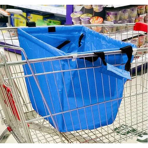 Recycled polyester Shopping Bag Cart Shopping cart tote bags Promotional Grocery Cart Shopping Bag
