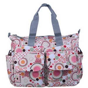 New Design Floral Printing Multi-function Baby boy girl diaper bags mother care bag set shoulder bag mummy baby bags
