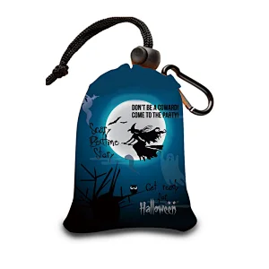 Shopping bag wholesale nylon folding Halloween gift bag with pouch