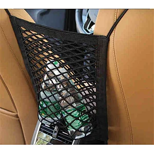 1x Car Seat Side Back Mesh Auto Organizer Storage Bag Cargo Net Purse Pouch