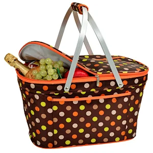 thermal insulated folding picnic basket hessian laundry basket
