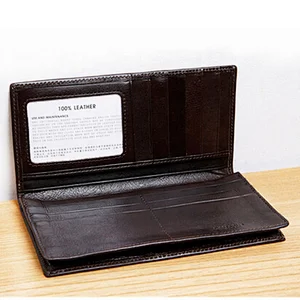 simple genuine leather money bag leather wallet for men