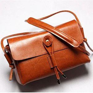 2015 summer ladies genuine leather small crossbody handbag