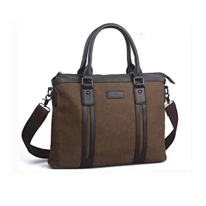 Wholesale Messenger Canvas Laptop Bag Canvas  Business Men Shoulder Bag for Laptop
