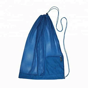 2018 factory price offer for Easy Washable Multipurpose football mesh Drawstring Bag