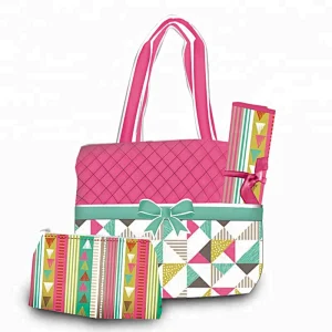 2019 Large Capacity Baby Bag Diaper Bag Set for Girls and Boys  Nappy Bag  Diaper Tote Plus Changing Pad